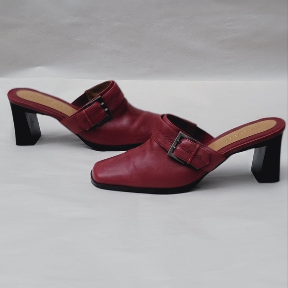 Villacer Liz Clairborne Kammy  Leather Mules size 7M - Picture 7 of 9